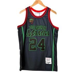 NWT Headgear Classics Kobe Bryant MAMBA The Grinch basketball jersey size medium